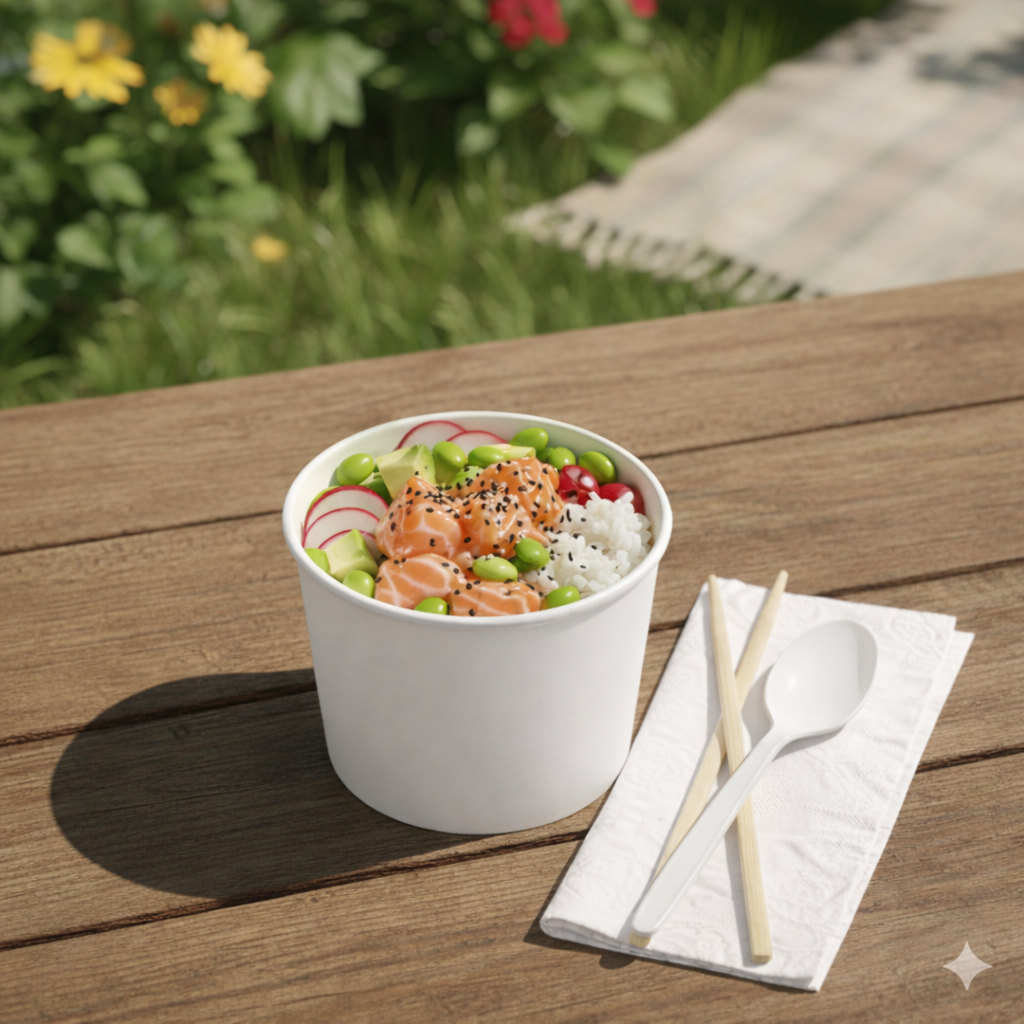 أوعية ورقية سوداء وبيضاء وكرافت، 8/12/14/16/20/24/24 بوصة عرض/40/45 أونصة