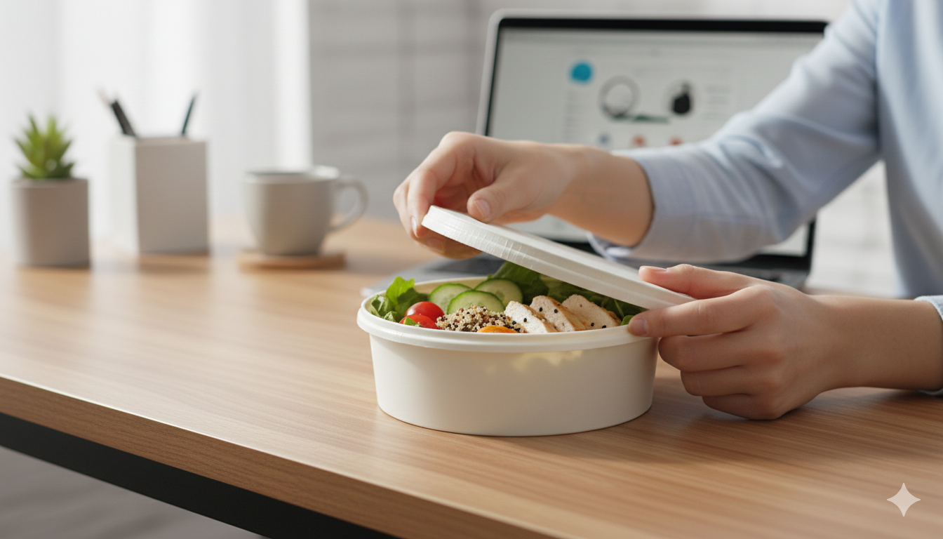 White Paper Lids for Paper Bowls (8/12/14/16/20/24/24-Wide/40/45oz)