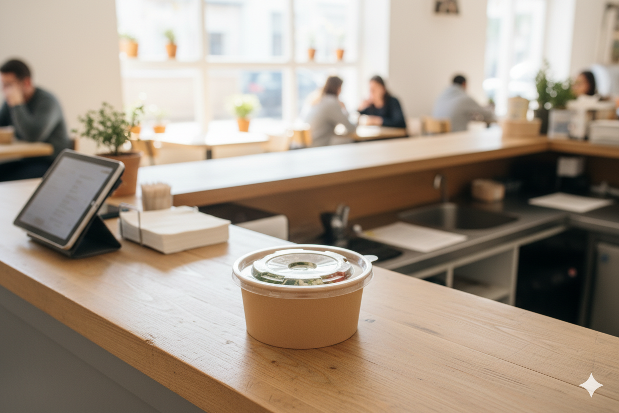 Flat Plastic PP Lids for Paper Bowls 8/12/14/16oz