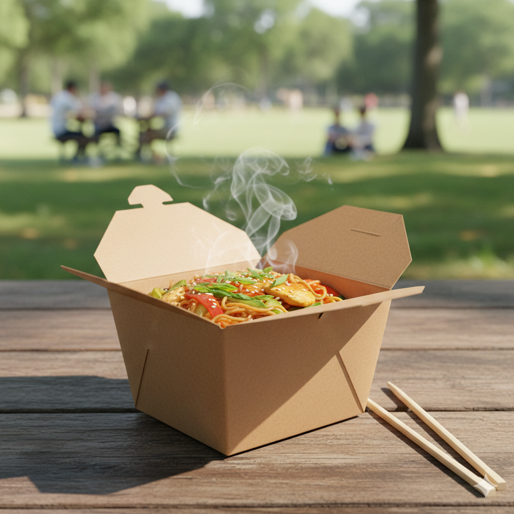 Paper Takeaway Boxes (Sizes 1/2/3/4/8)