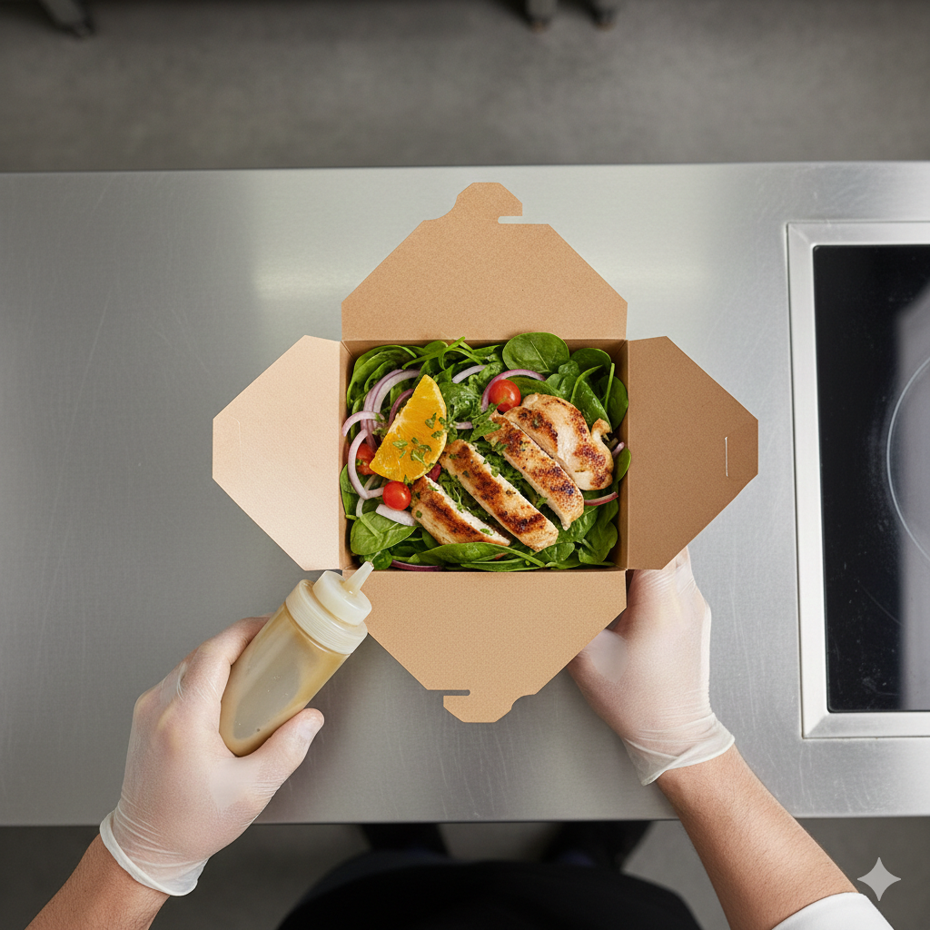 Paper Takeaway Boxes (Sizes 1/2/3/4/8)