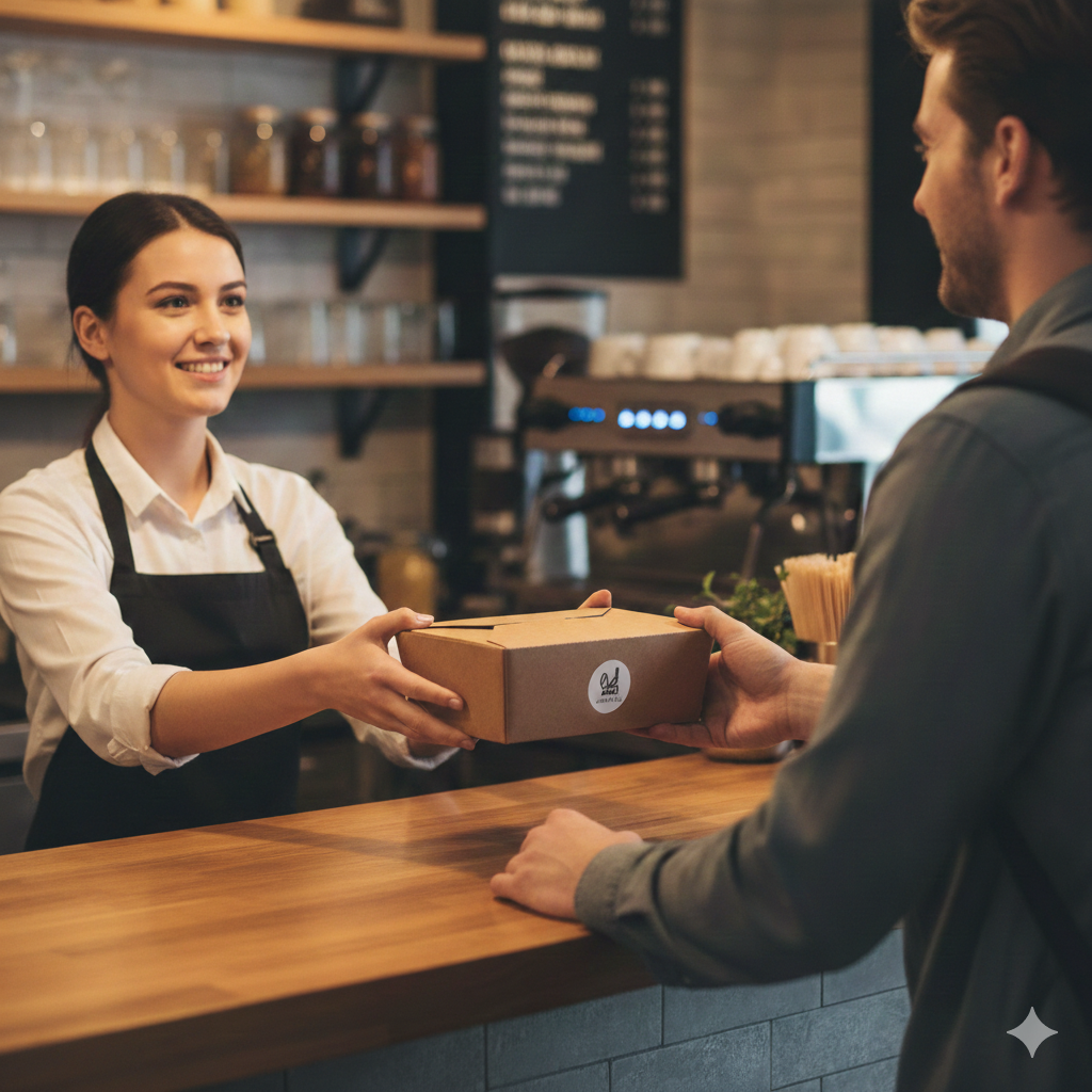 Paper Takeaway Boxes (Sizes 1/2/3/4/8)