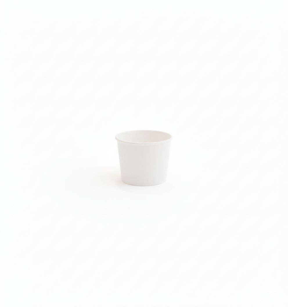 White Paper Ice Cream Cups (4/6/8/10oz)