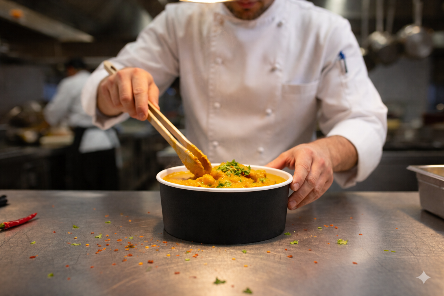 أوعية ورقية سوداء وبيضاء وكرافت، 8/12/14/16/20/24/24 بوصة عرض/40/45 أونصة