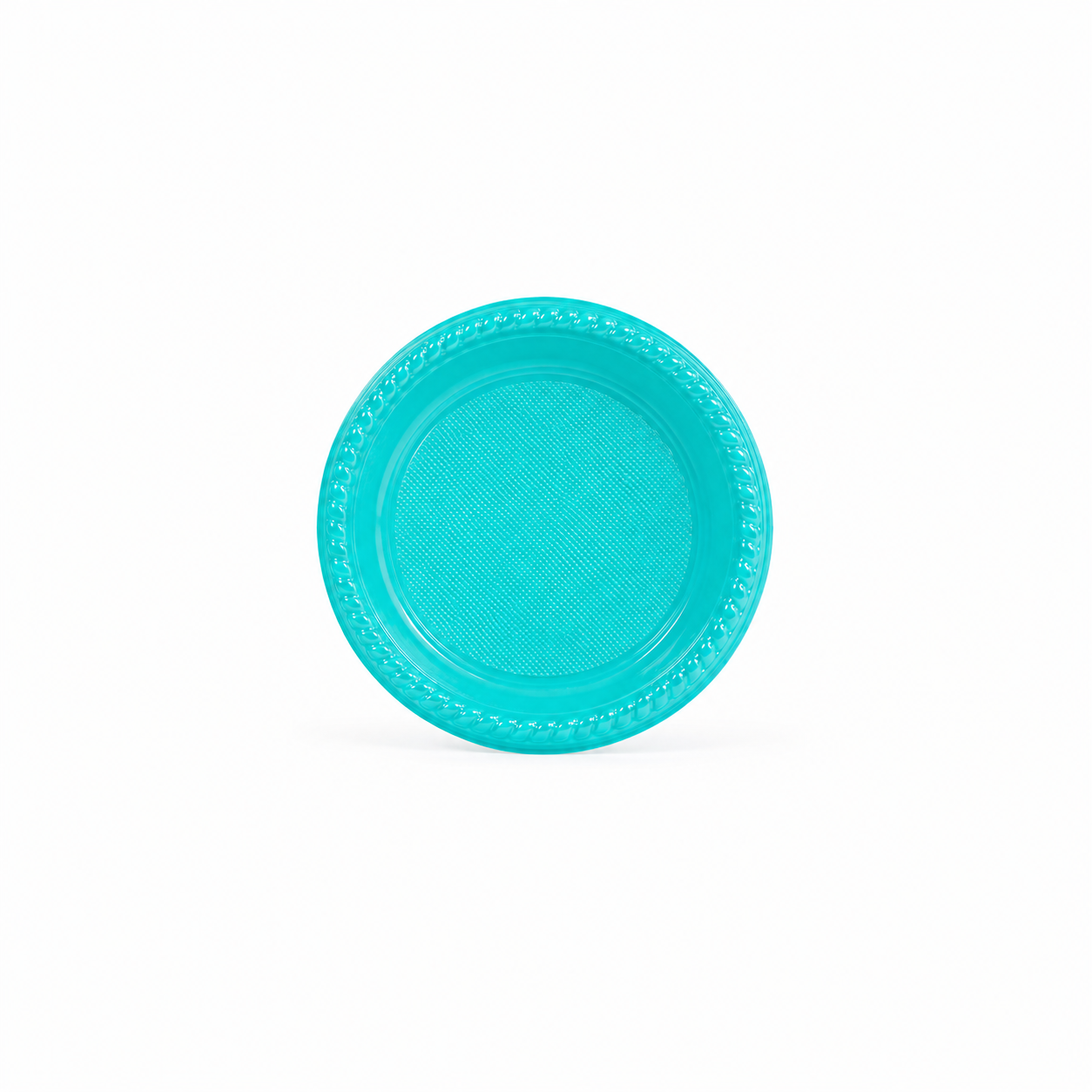 Colored Round Plastic Plates 17/22 CM