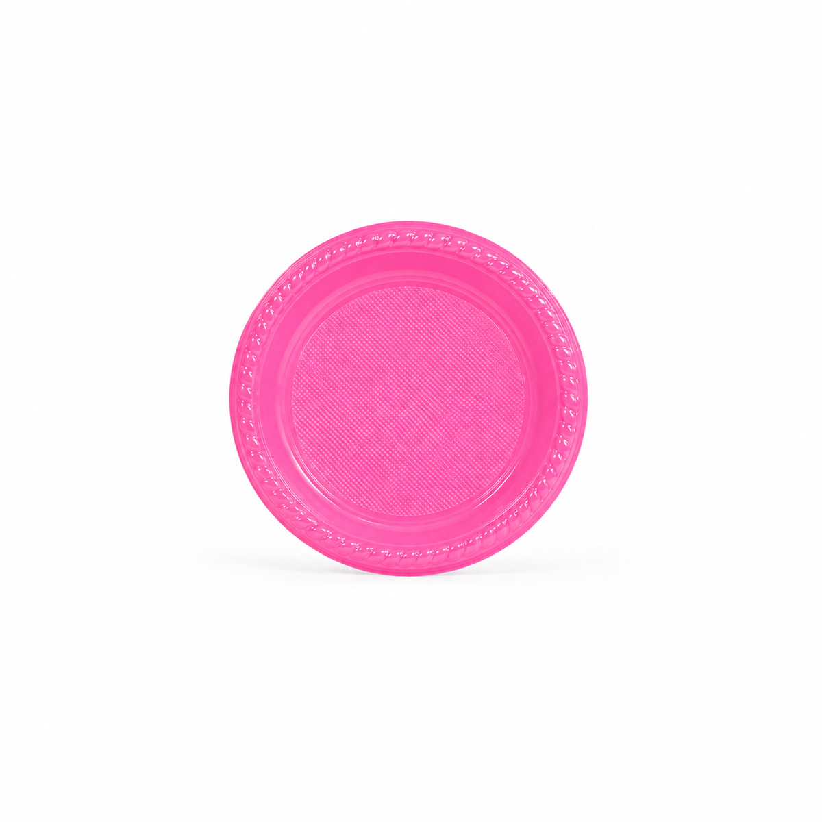 Colored Round Plastic Plates 17/22 CM