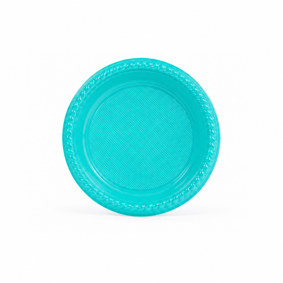Colored Round Plastic Plates 17/22 CM