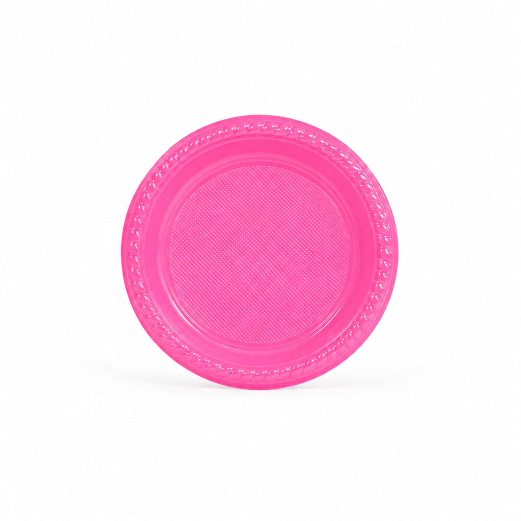 Colored Round Plastic Plates 17/22 CM