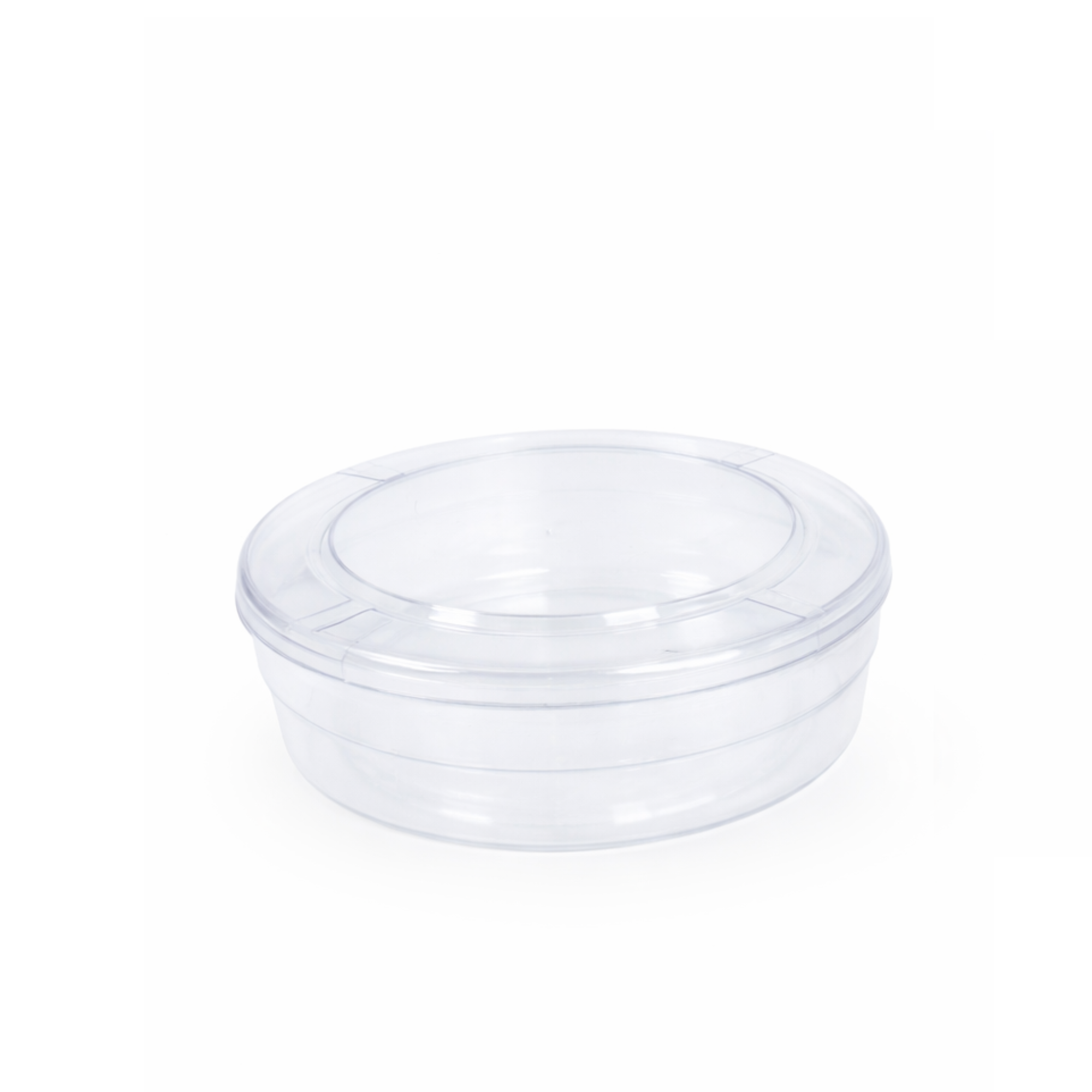 Crystal Round Plastic Containers (0.5/1kg)