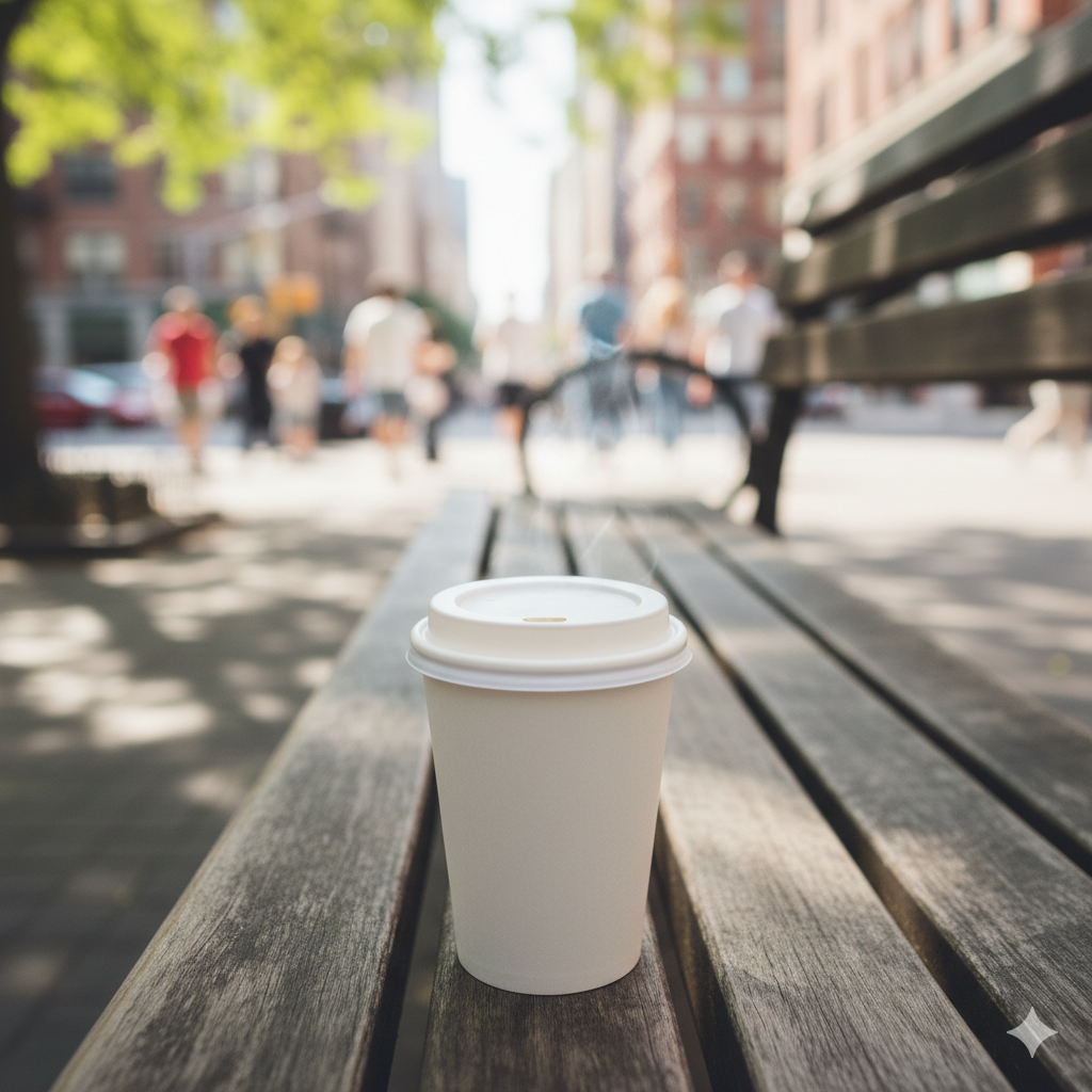 أغطية بلاستيكية بيضاء لأكواب ورقية سعة 8/12/16 أونصة