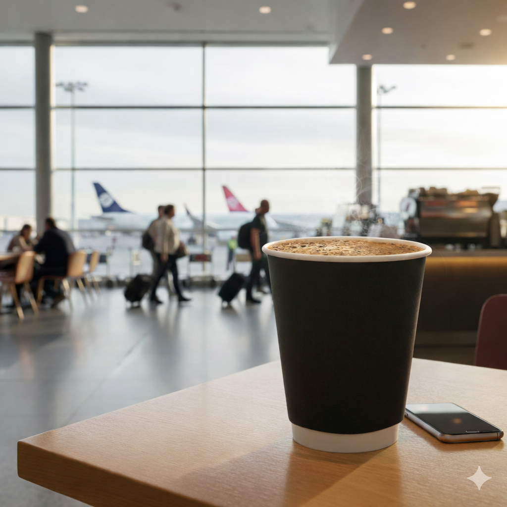 أكواب ورقية سوداء مزدوجة الجدار 8/12/16 أونصة