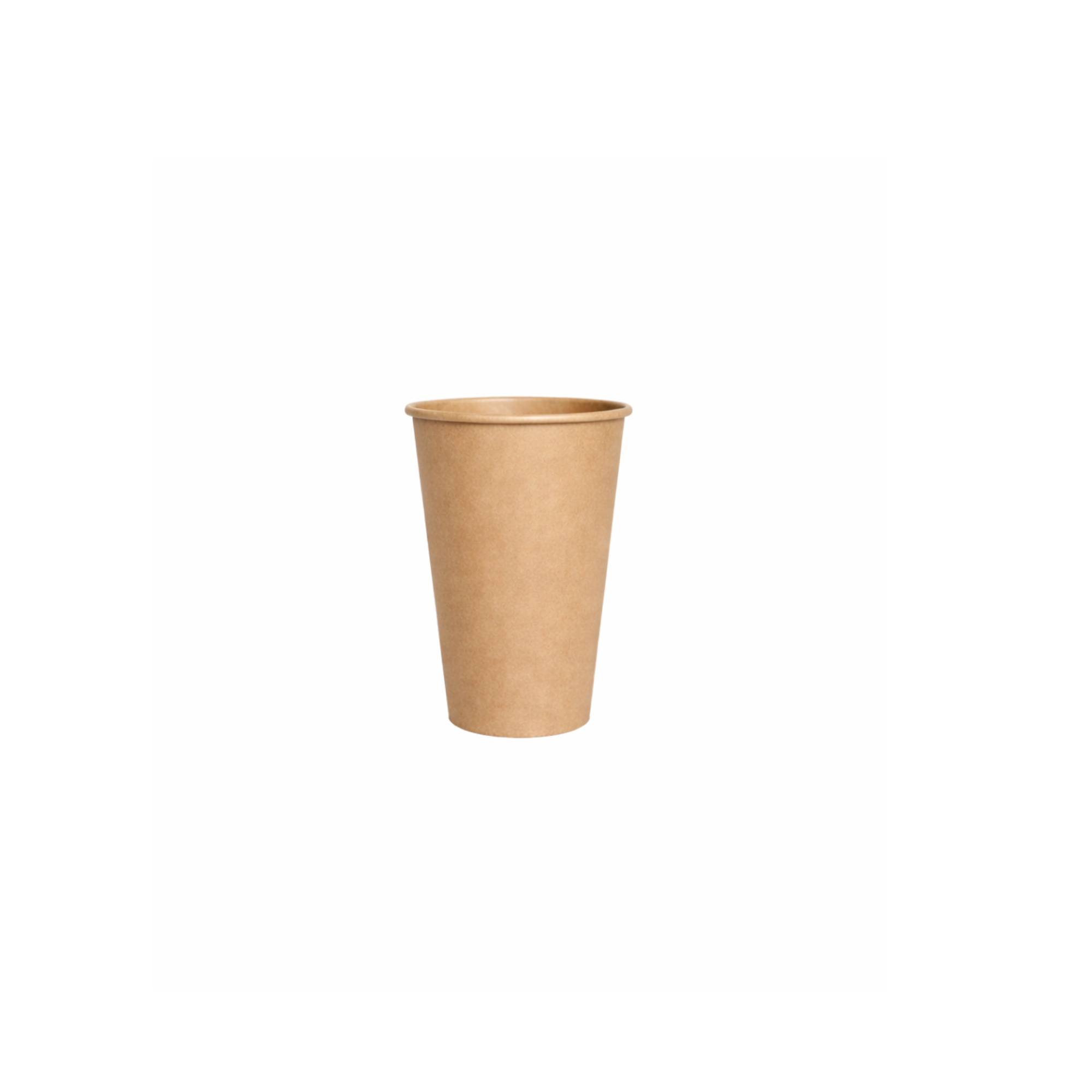 Kraft Single Wall Paper Cups 12oz-Tall