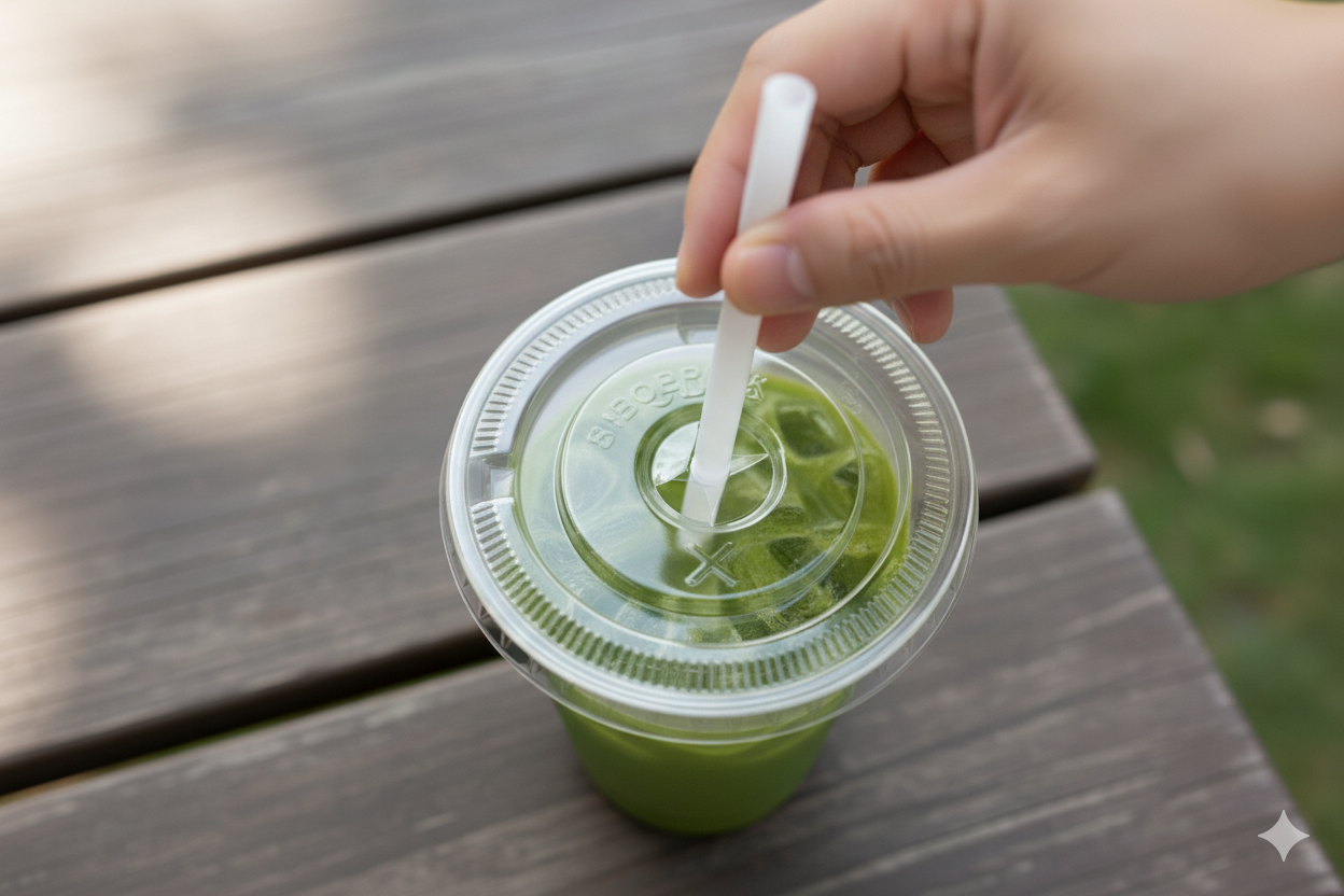 Clear Flat Lids (X hole) for 7/8/10oz Plastic Cups