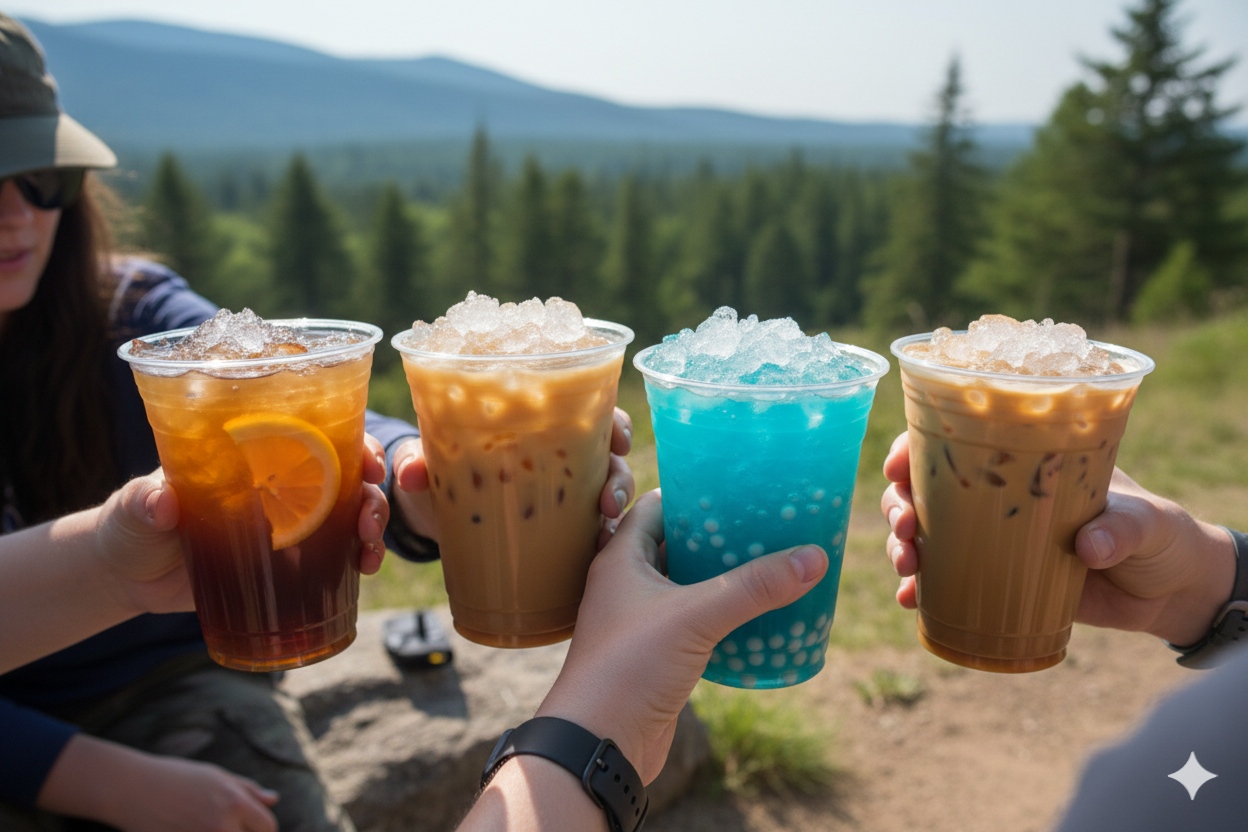 PET Clear Plastic Cups (7/8/10/12/14/16/20/24oz)