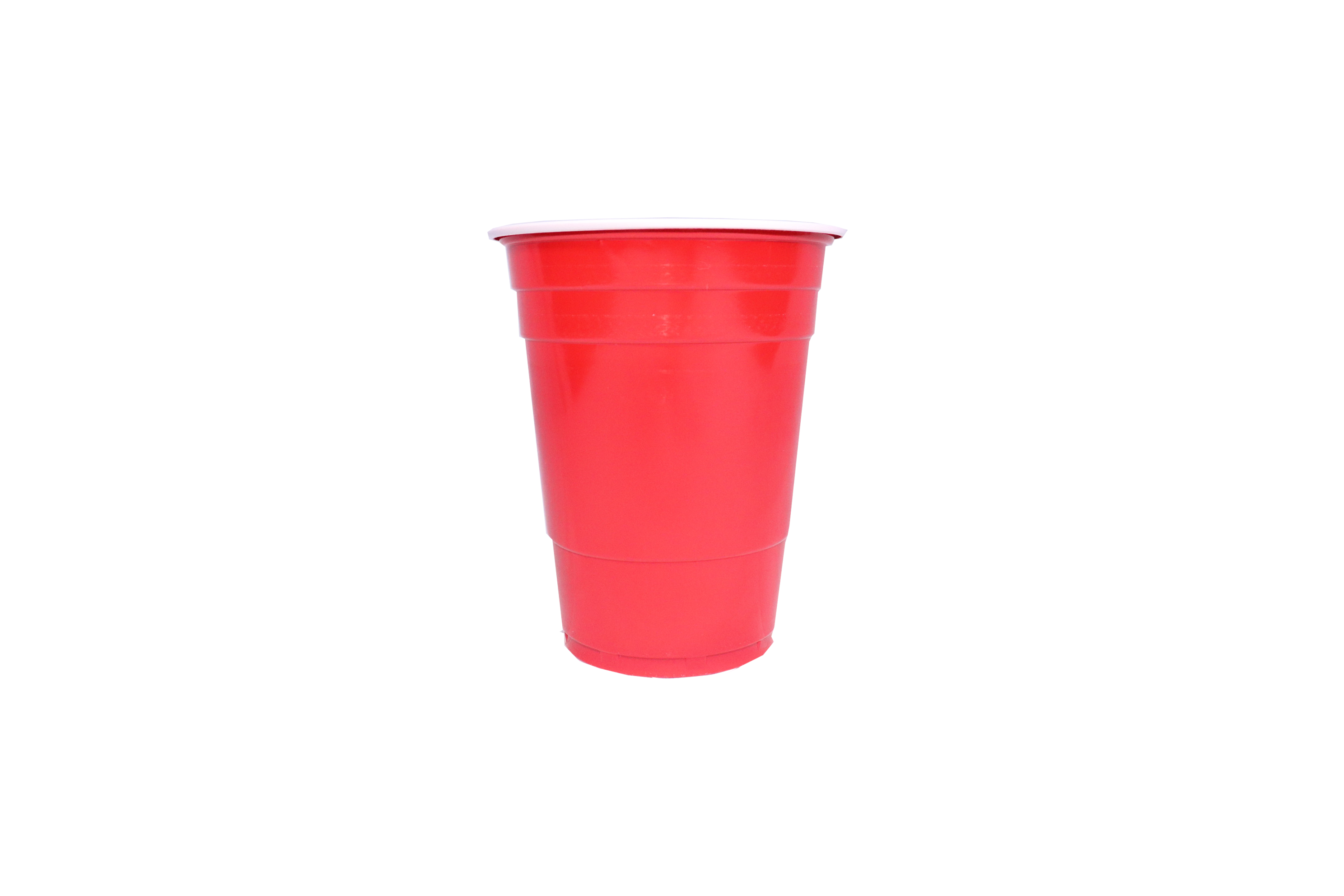 Red Plastic Cups Red 12/16oz