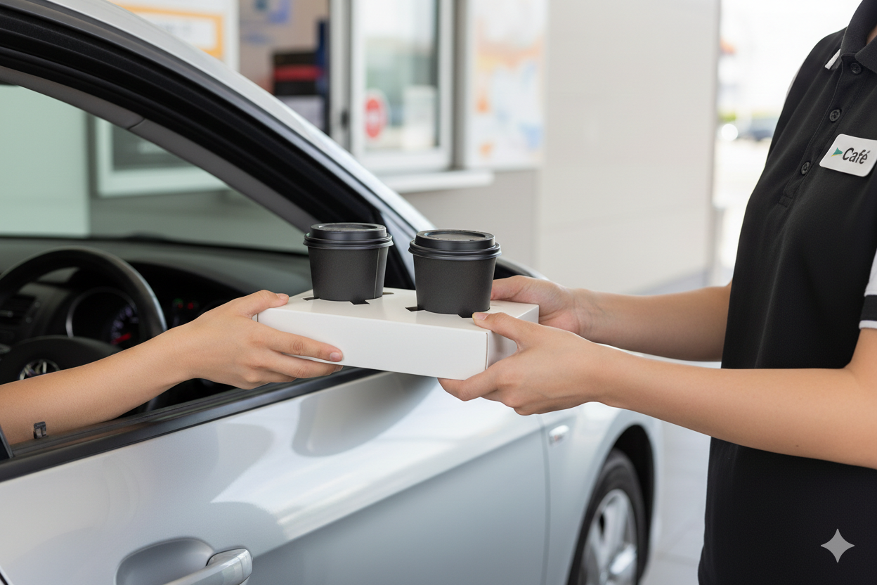 2-Cup Hot Drink Holder (White)