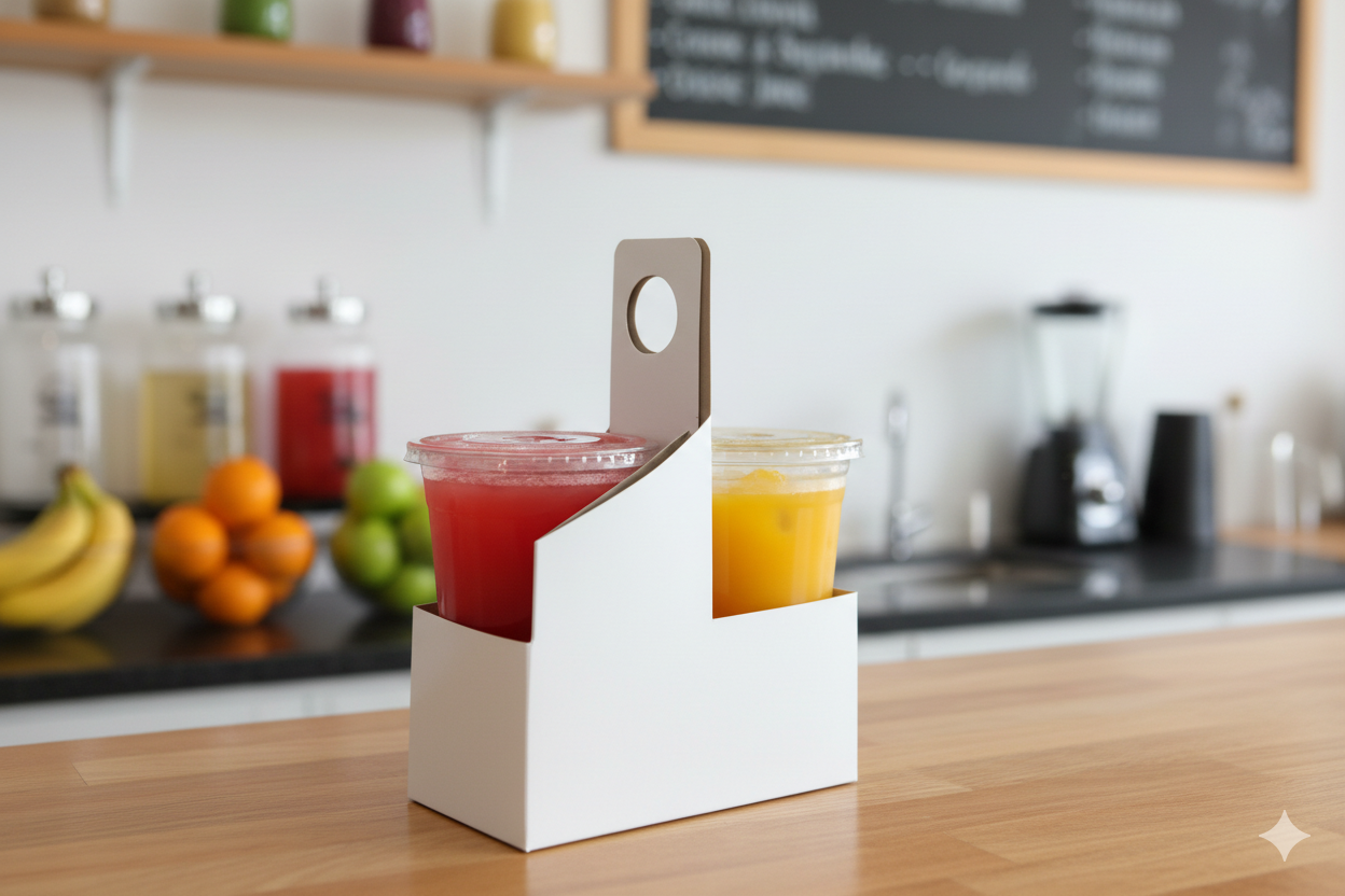 2-Cup Cold Drink Holder (White)