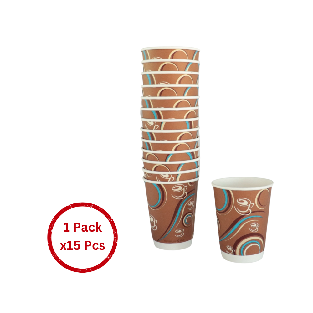 Special Offer Double Wall Paper Cups Generic Design