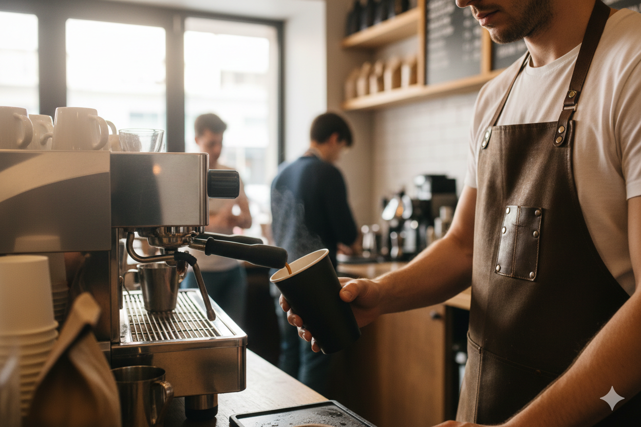 أكواب ورقية سوداء بجدار واحد 8/12/16 أونصة