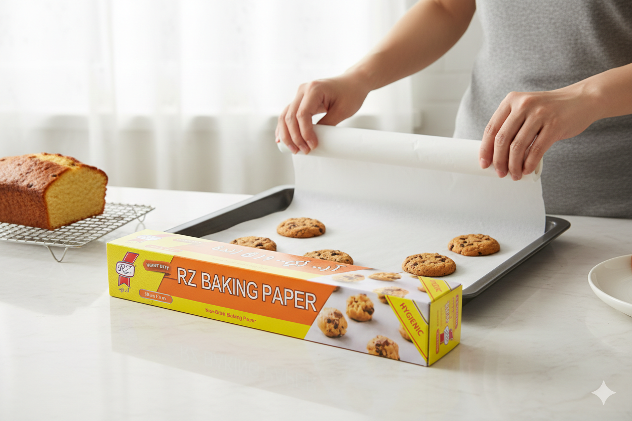 ورق زبدة منزلي 30 سم * 5 م
Household Baking Paper Rolls - 30cmx5m 