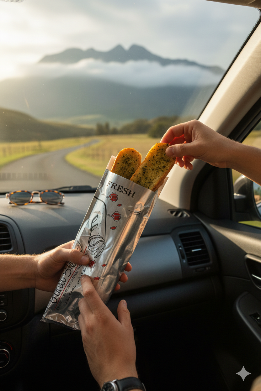 أكياس ورقية من الألومنيوم لخبز الثوم