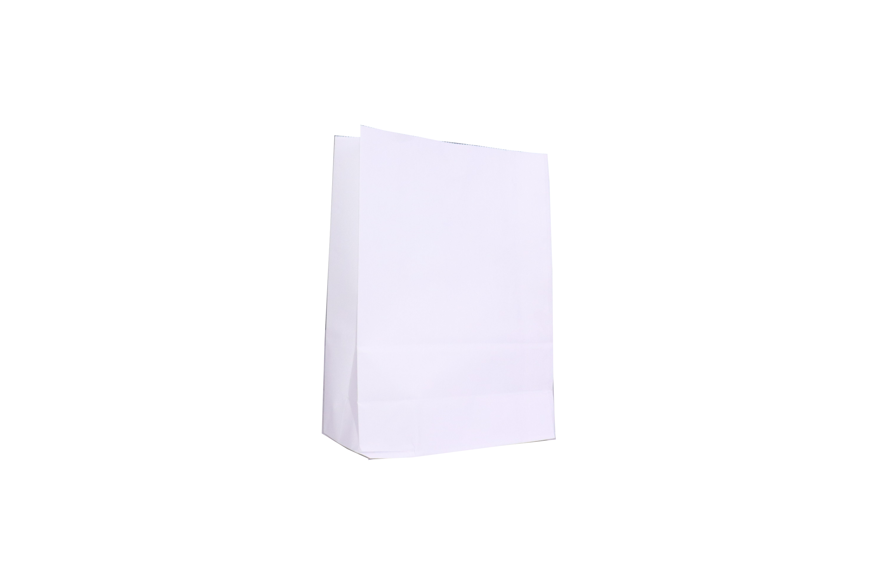 أكياس ورقية بدون يد أبيض
White Square Bottom Paper Bags without Handles - Medium - 28*21*12cm