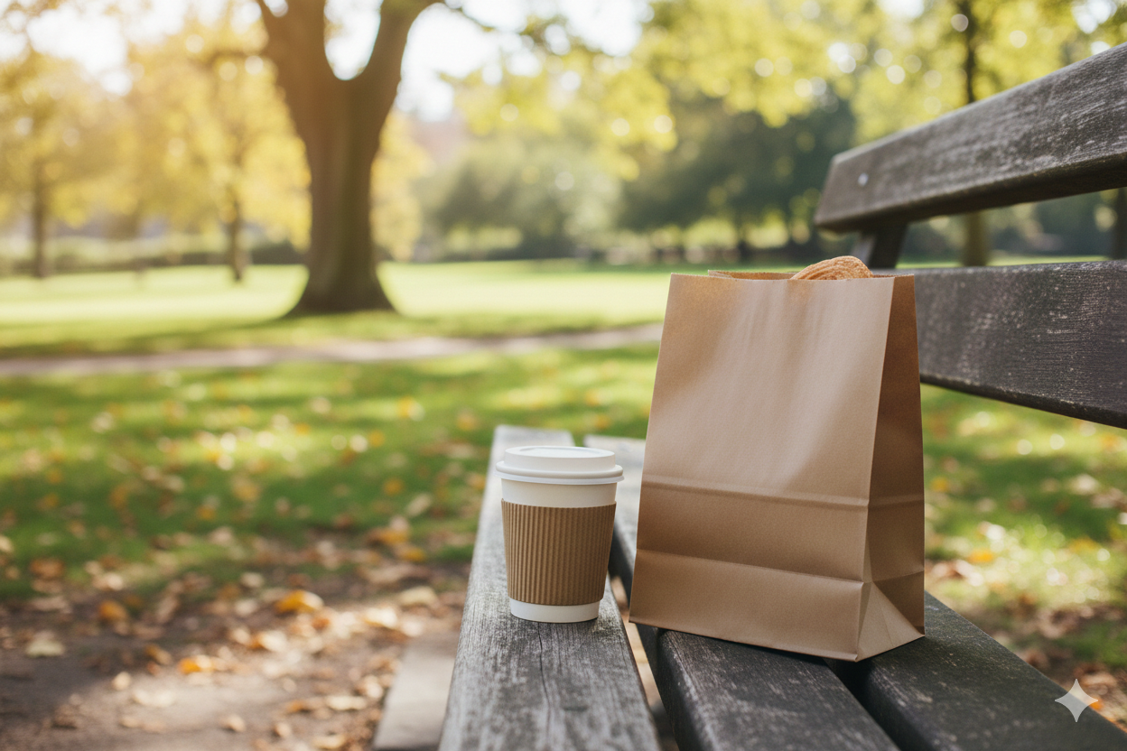 أكياس ورقية بنية مربعة القاع بدون مقابض