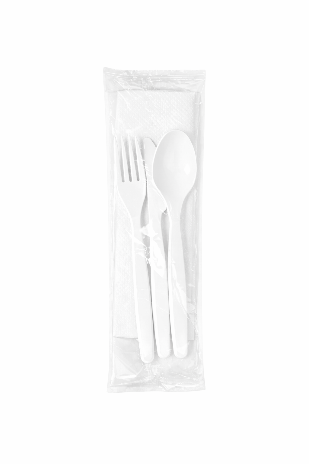 White VIP Cutlery Sets 4x1