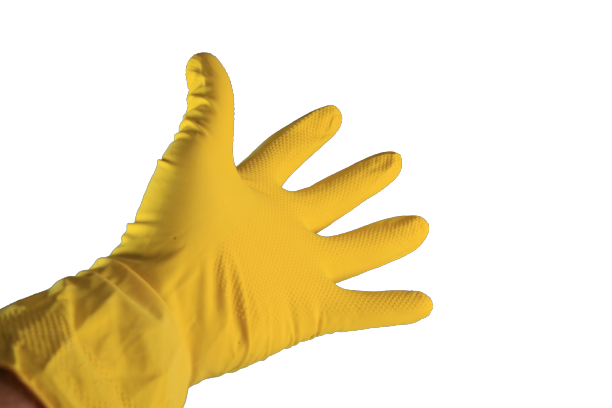 Yellow Household Gloves (S,M,L,XL)