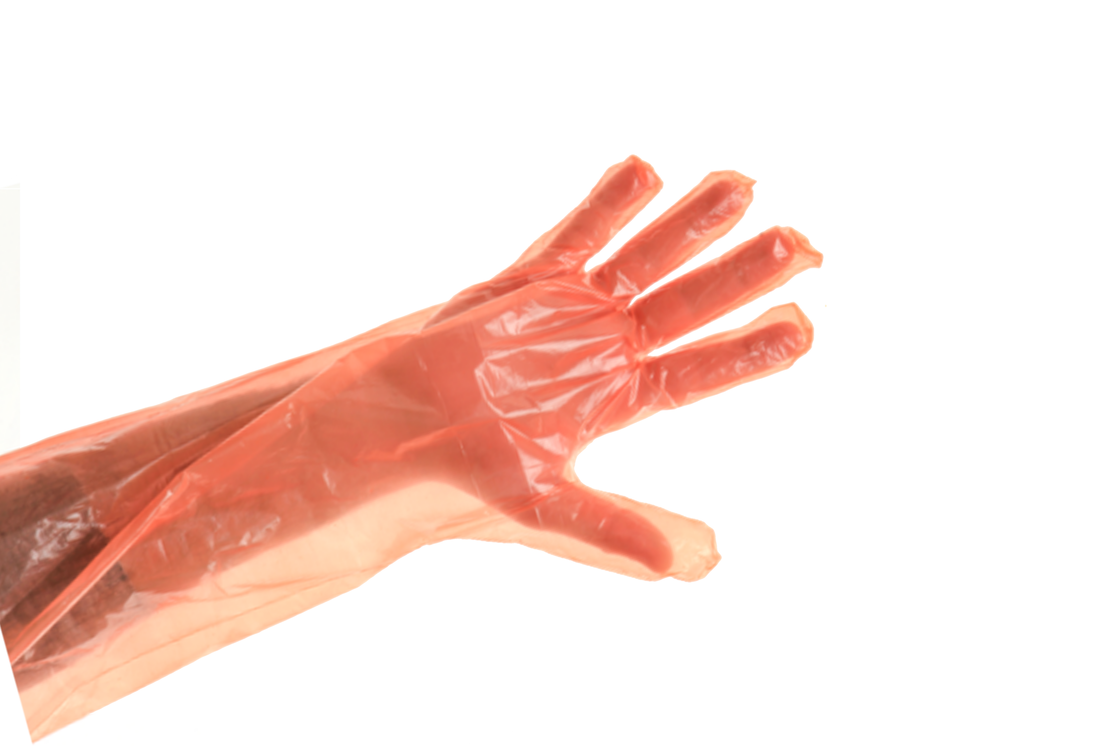 Orange Long Sleeve Gloves