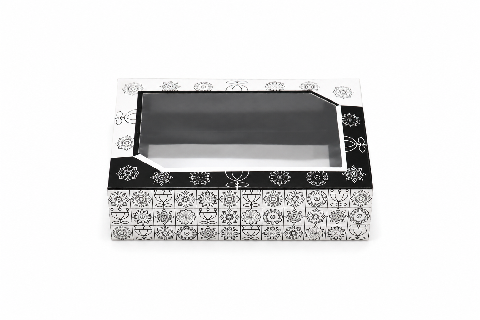 Printed Paper Boxes with Window (4 Sizes)
