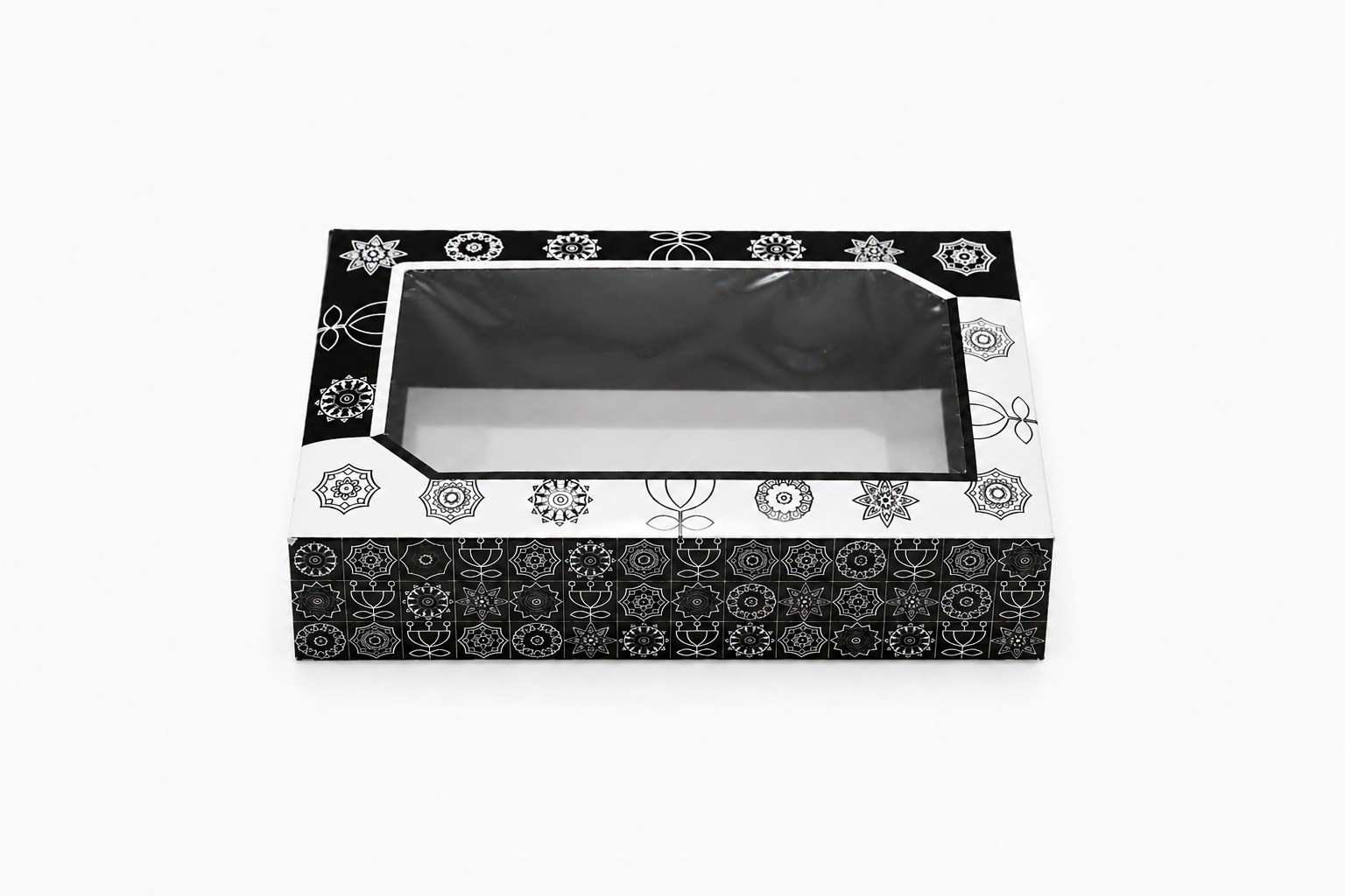 Printed Paper Boxes with Window (4 Sizes)