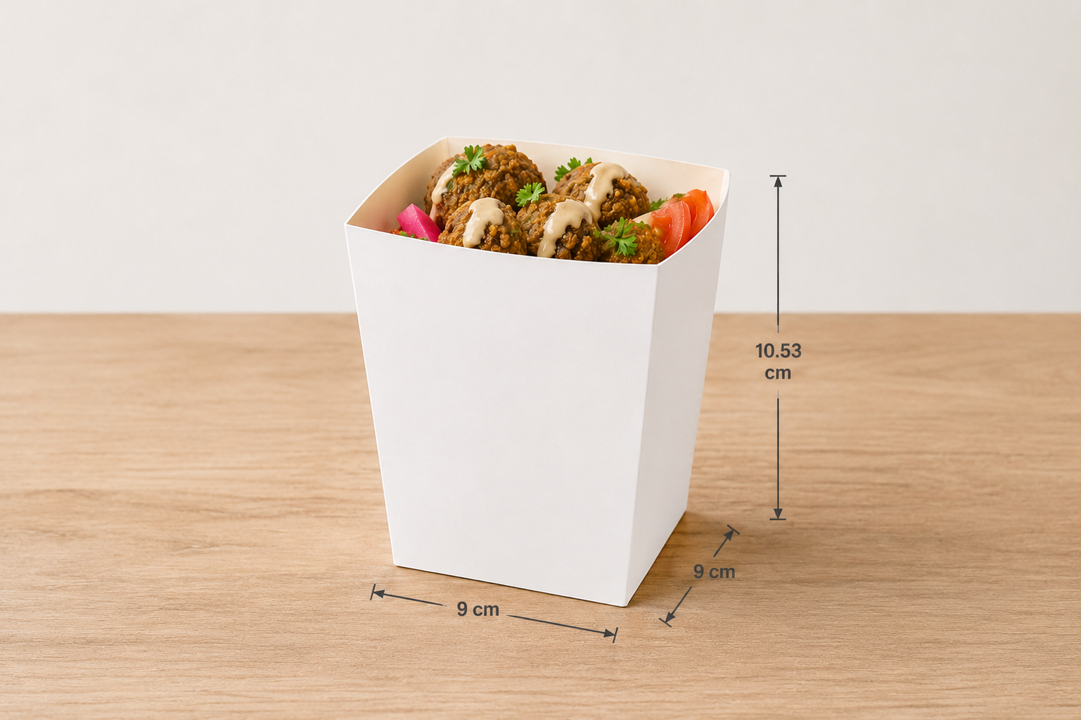 Plain Falafel Box – (Different Sizes)