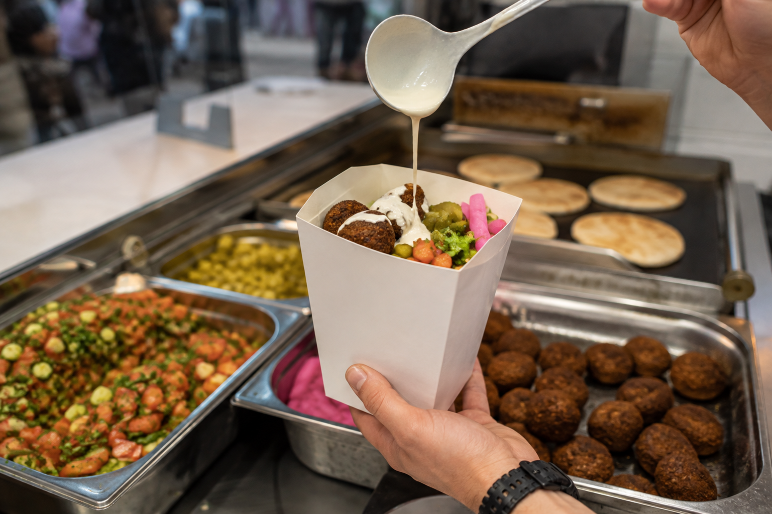 Plain Falafel Box – (Different Sizes)