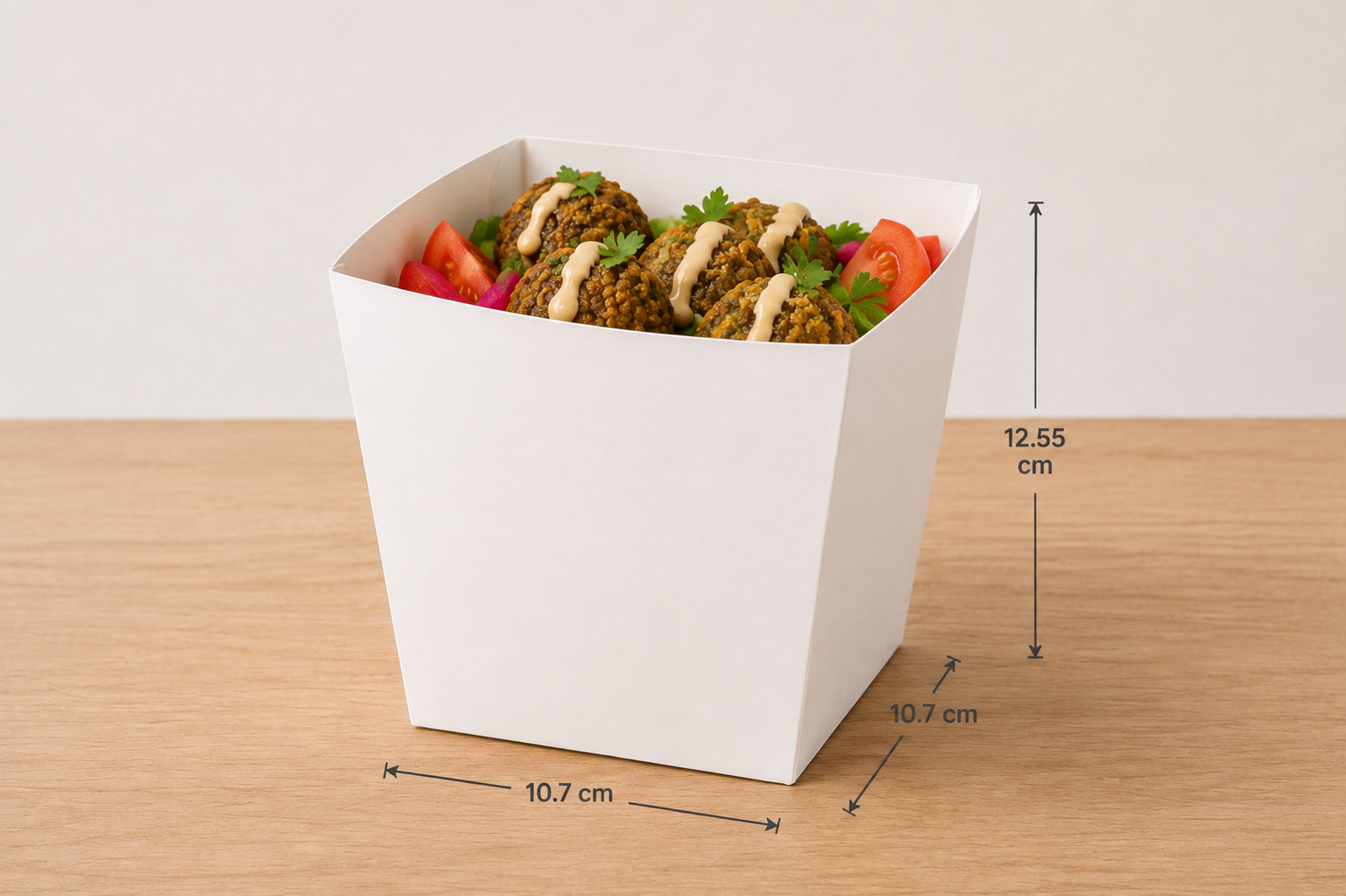 Plain Falafel Box – (Different Sizes)