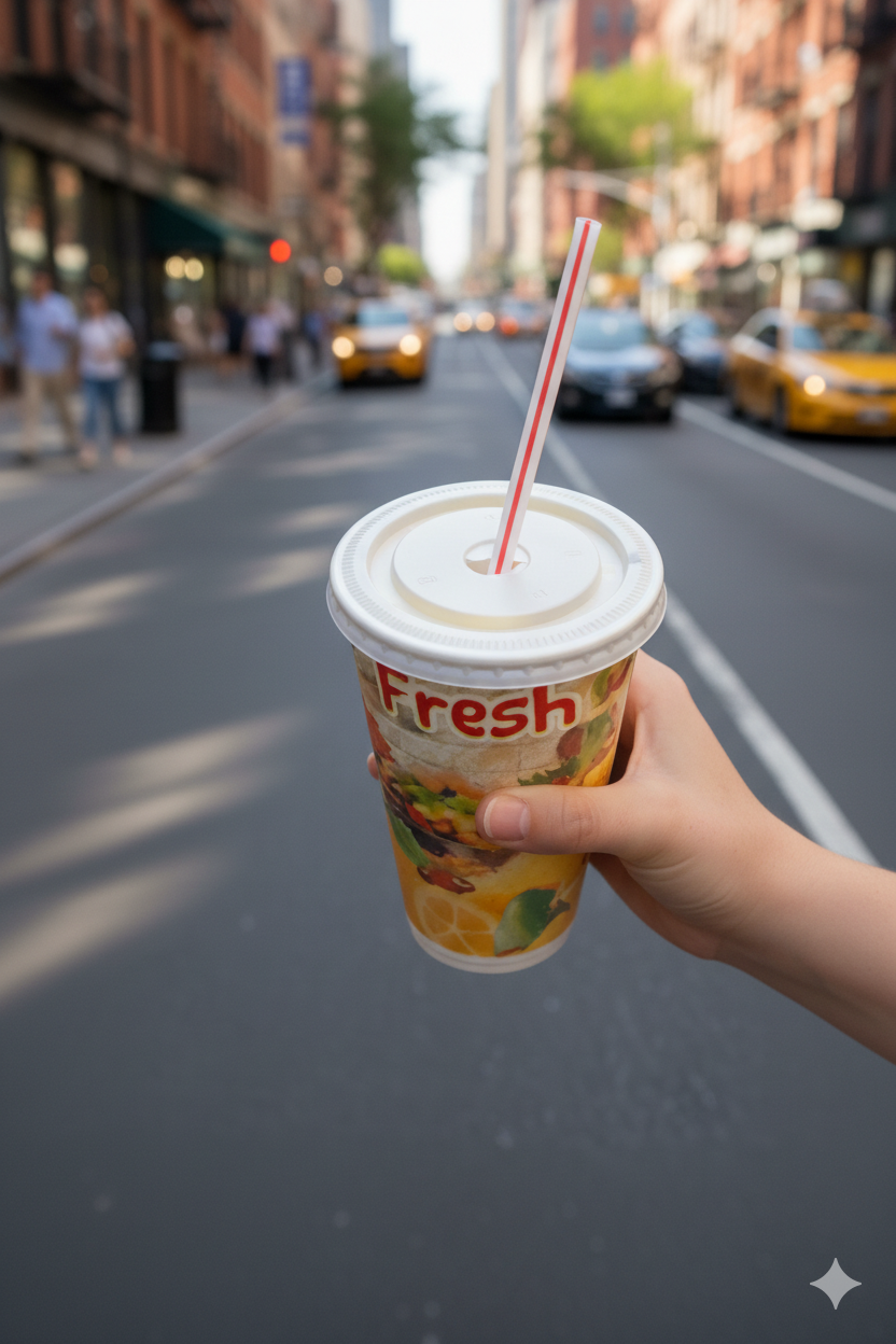 Clear Flat Plastic Lids for Cold Paper Cups 12oz