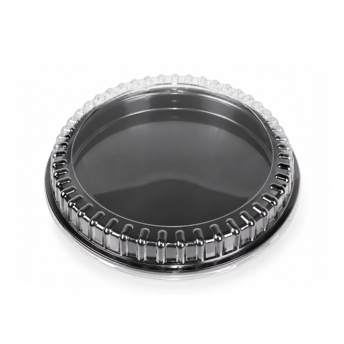 VIP Round Plastic Tray with Clear Lid