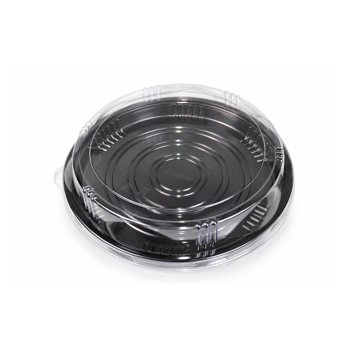 VIP Round Plastic Tray with Clear Lid