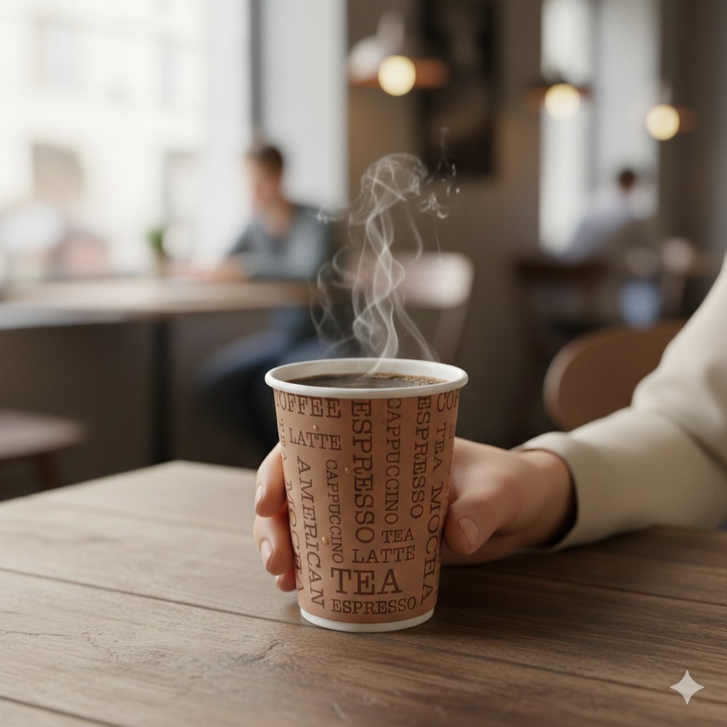 Paper Cup 8 Oz Generic Design