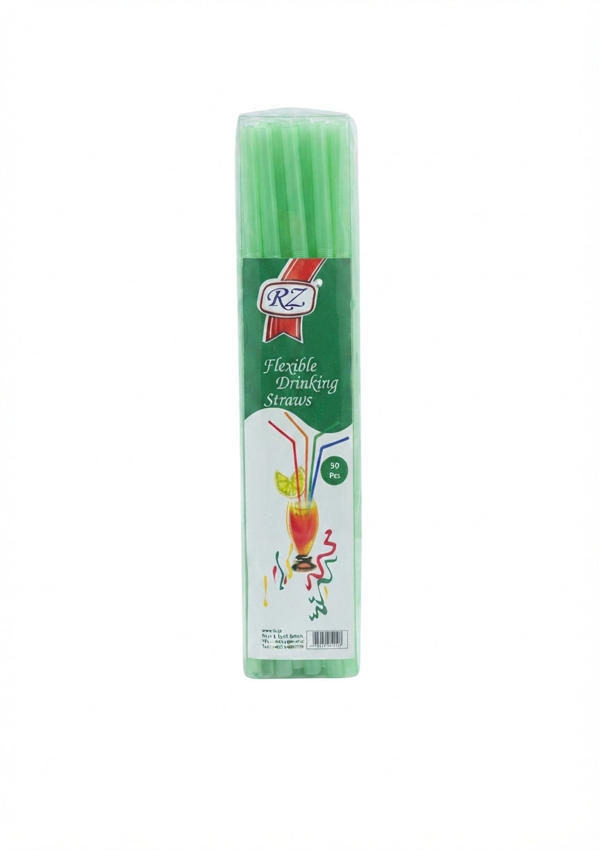 Straws in Box (Green/ Blue)