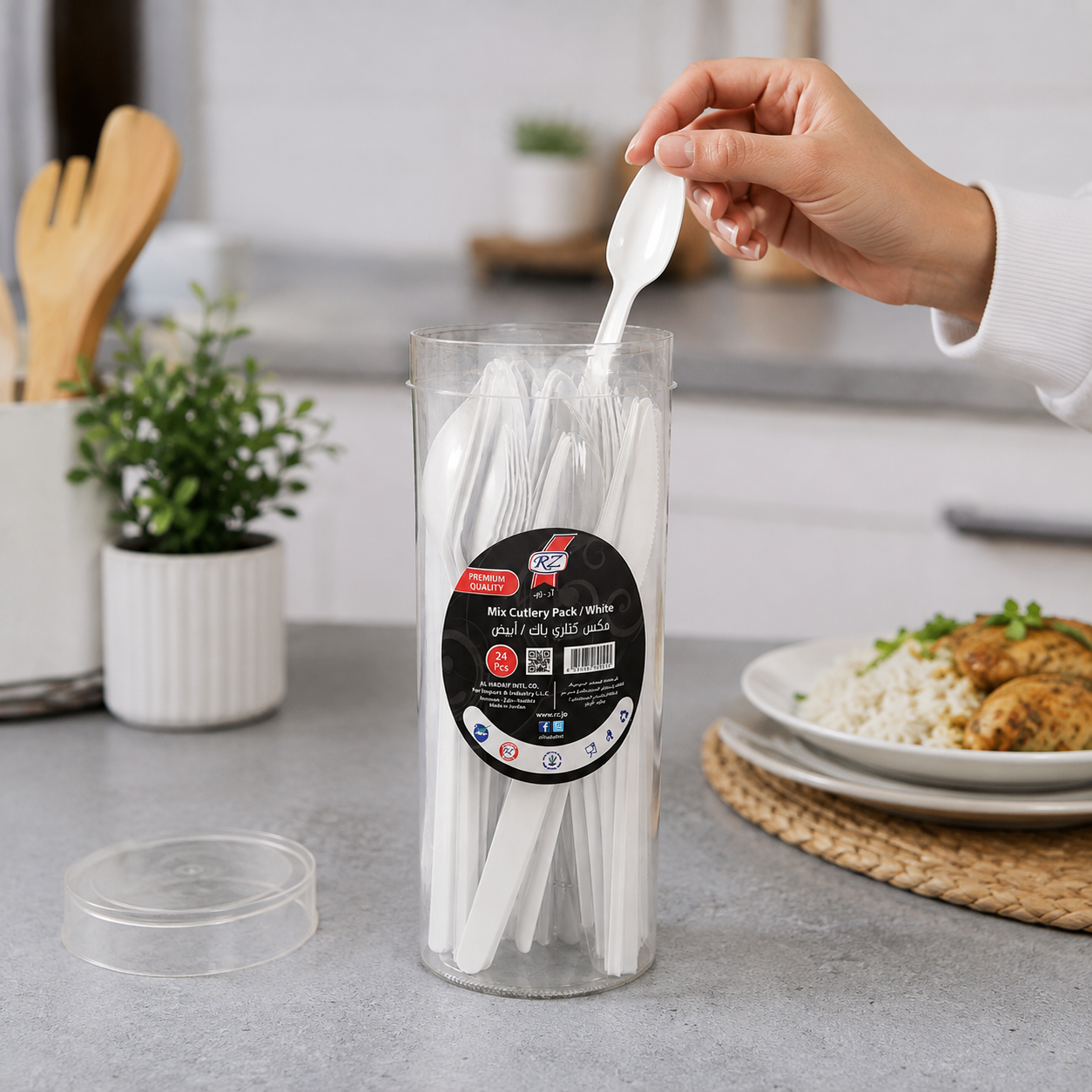 White Mix Cutlery Pack