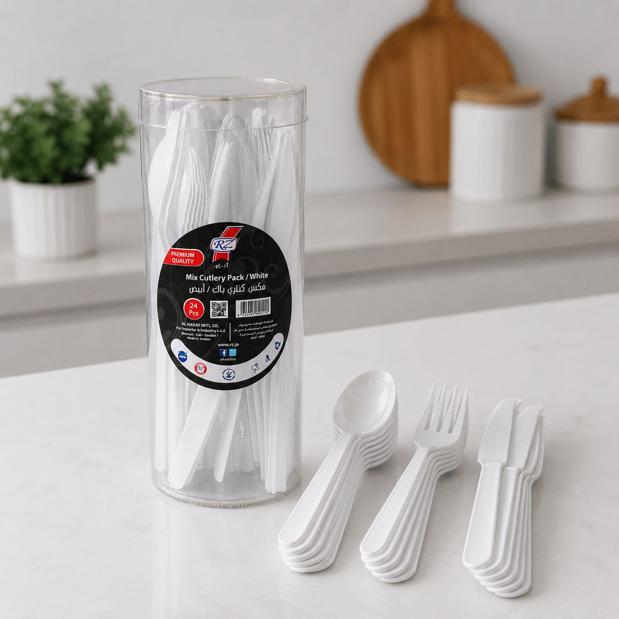 White Mix Cutlery Pack