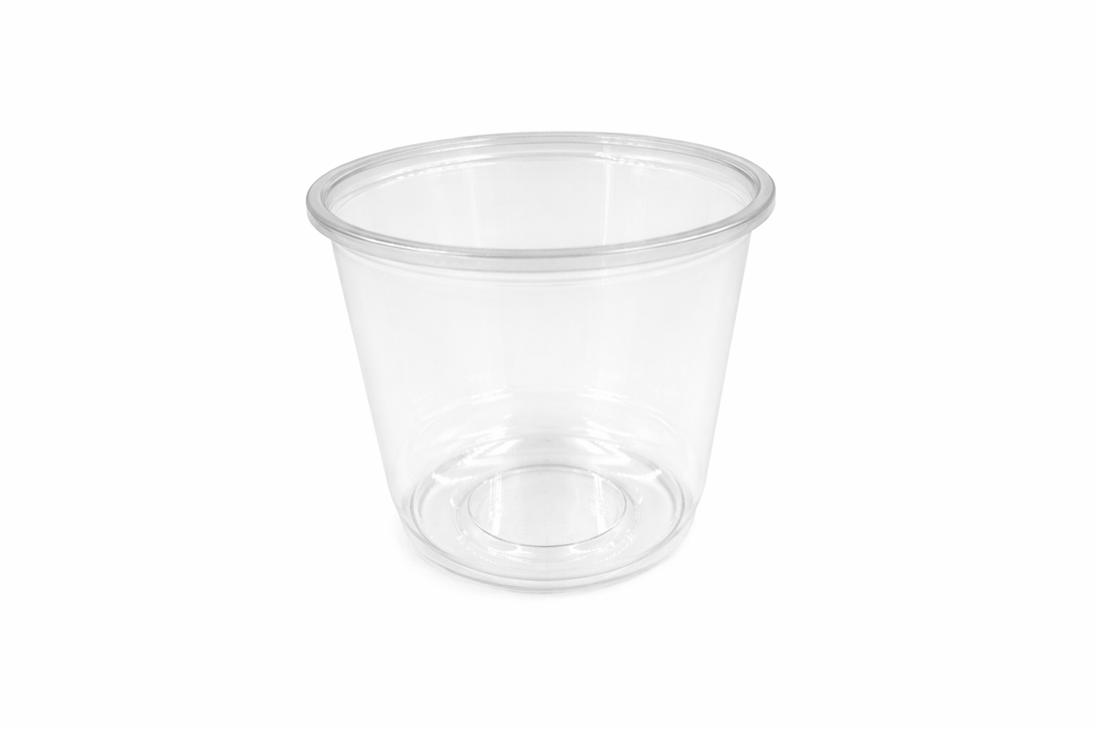 كاسات بلاستيك PET-U-Shape شفاف 14/16 اونص قطر 98 سم
