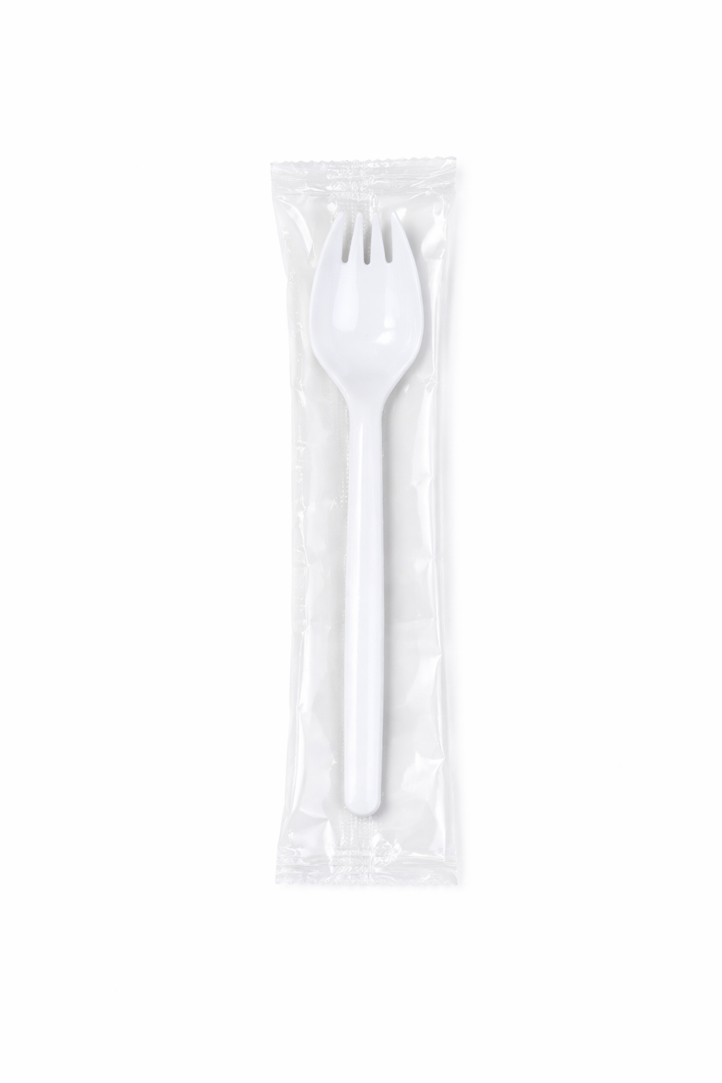 White Individually Wrapped VIP Spork 1x1