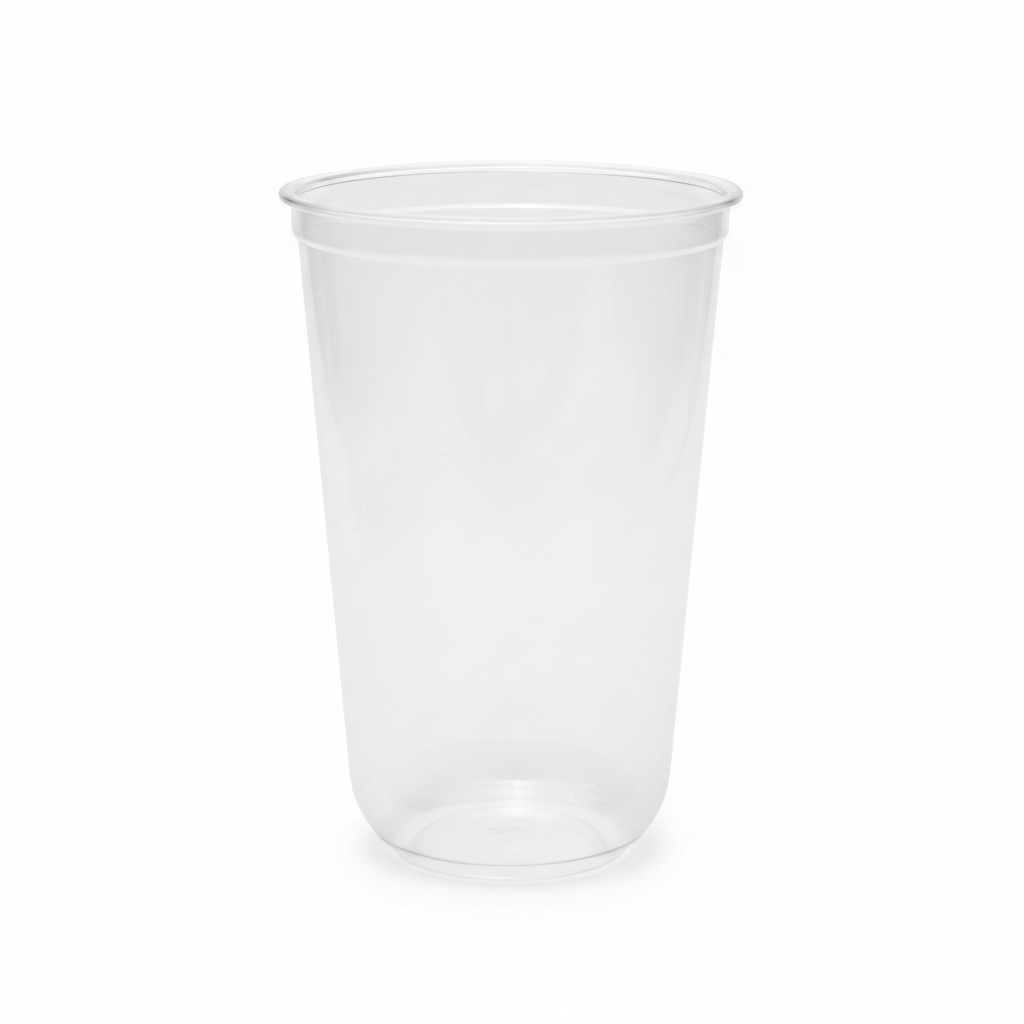 U-Shape PET Cups 10/12/14/16/20/24oz