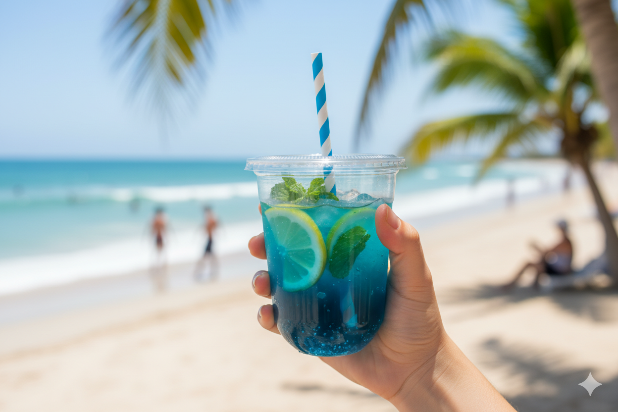 U-Shape PET Cups 10/12/14/16/20/24oz