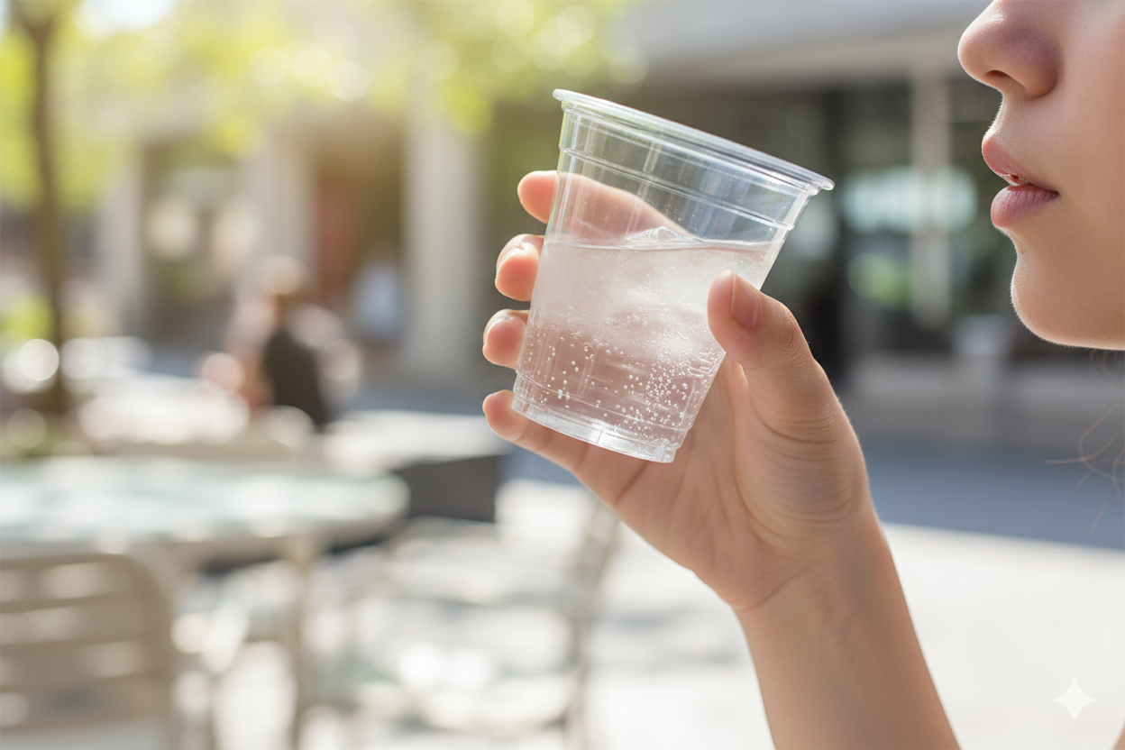 كاسات بلاستيك PET  شفاف 8 اونص
PET Clear Plastic Cups 8oz