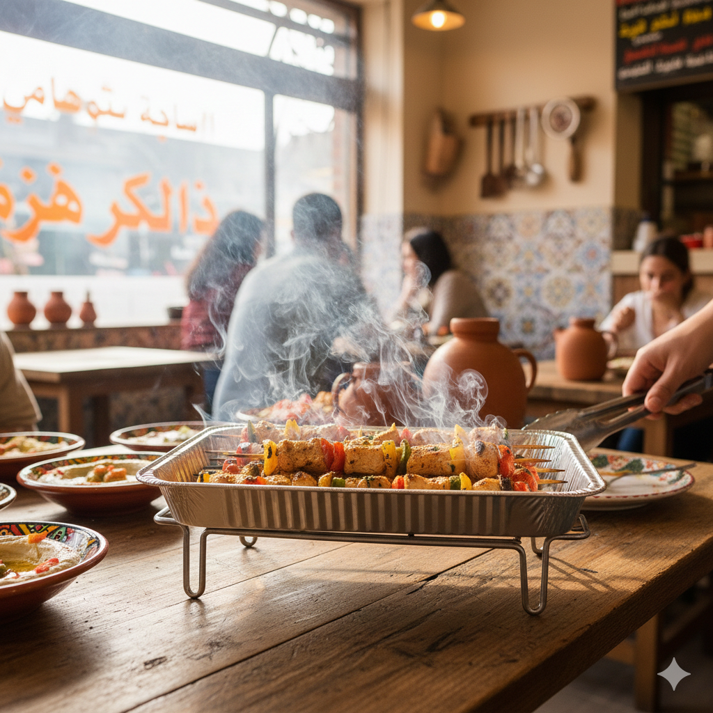 أوعية ألومنيوم مسطحة كاملة