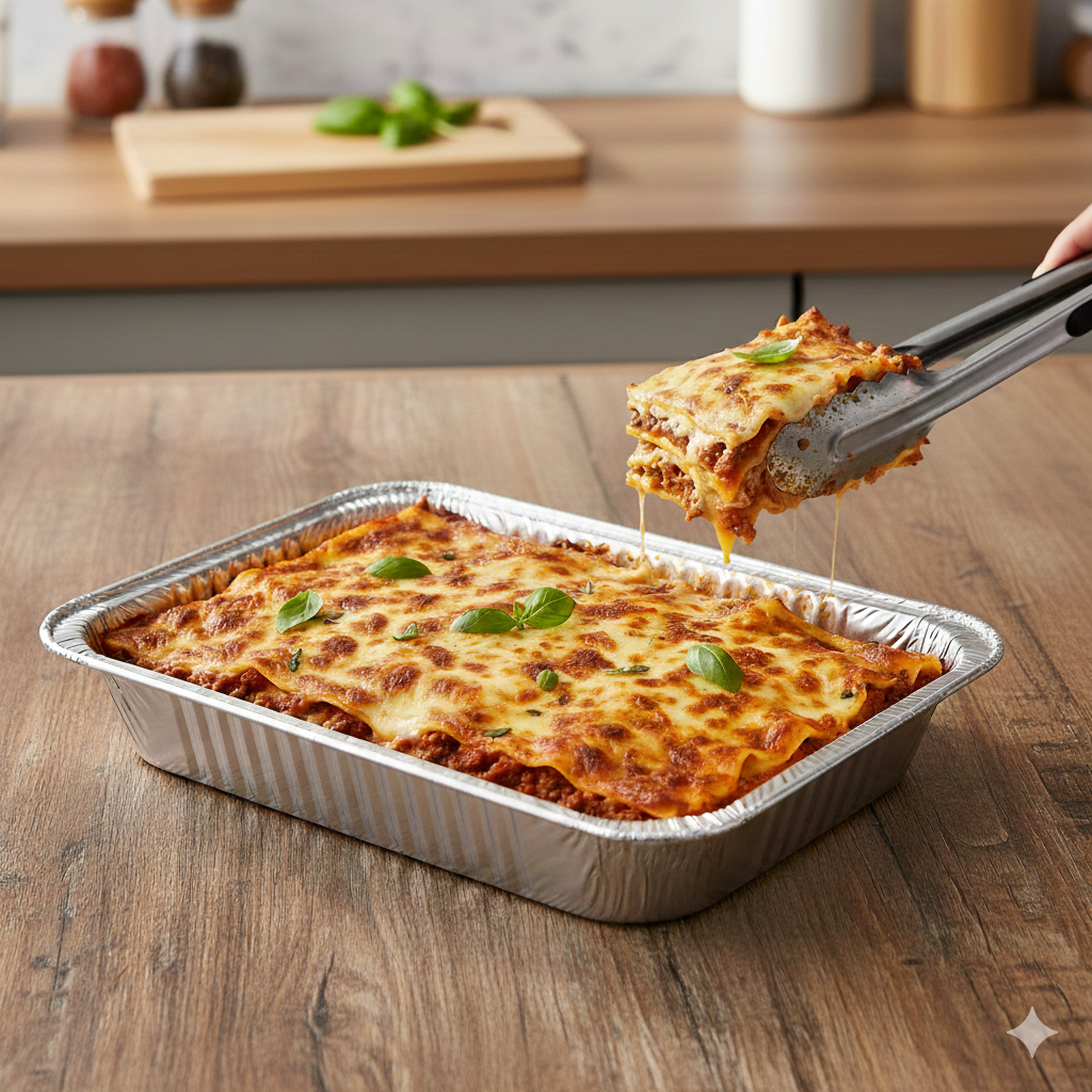 أوعية ألومنيوم نصف صينية ضحلة