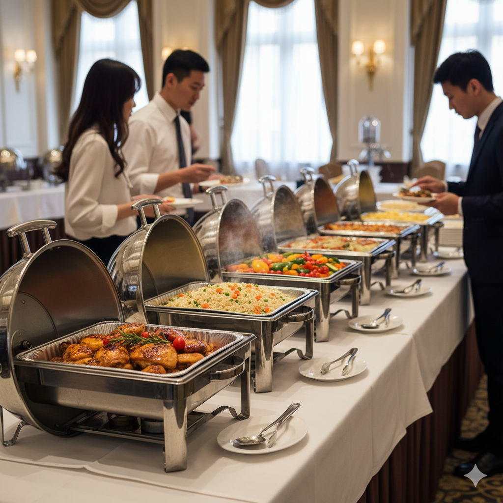 أوعية ألومنيوم نصف صينية ضحلة